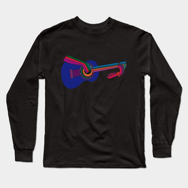 Guitarist Long Sleeve T-Shirt by bulografik